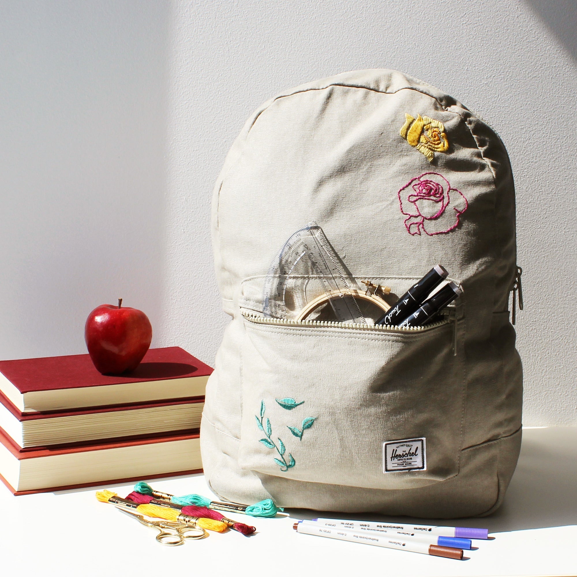 Embroidered Backpack