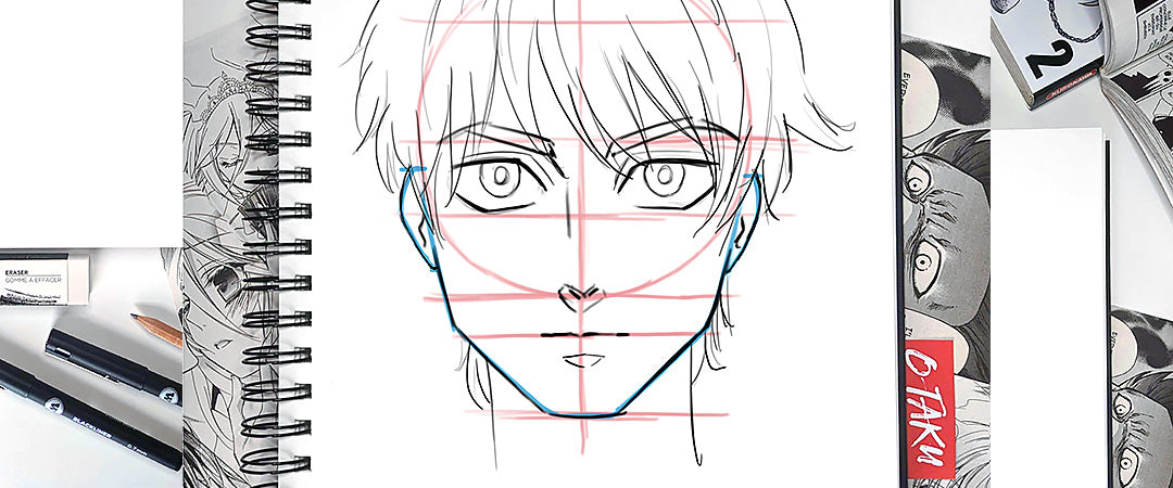 Manga X O-TAKU Technique: How to Draw a Manga Character Face