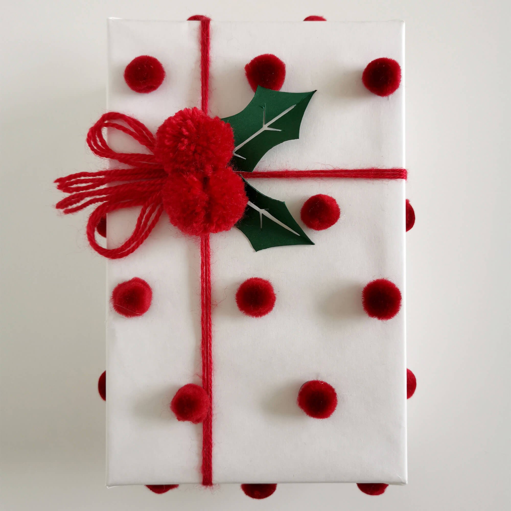 Creative Gift Wrapping with Pom Poms - The Make Your Own Zone