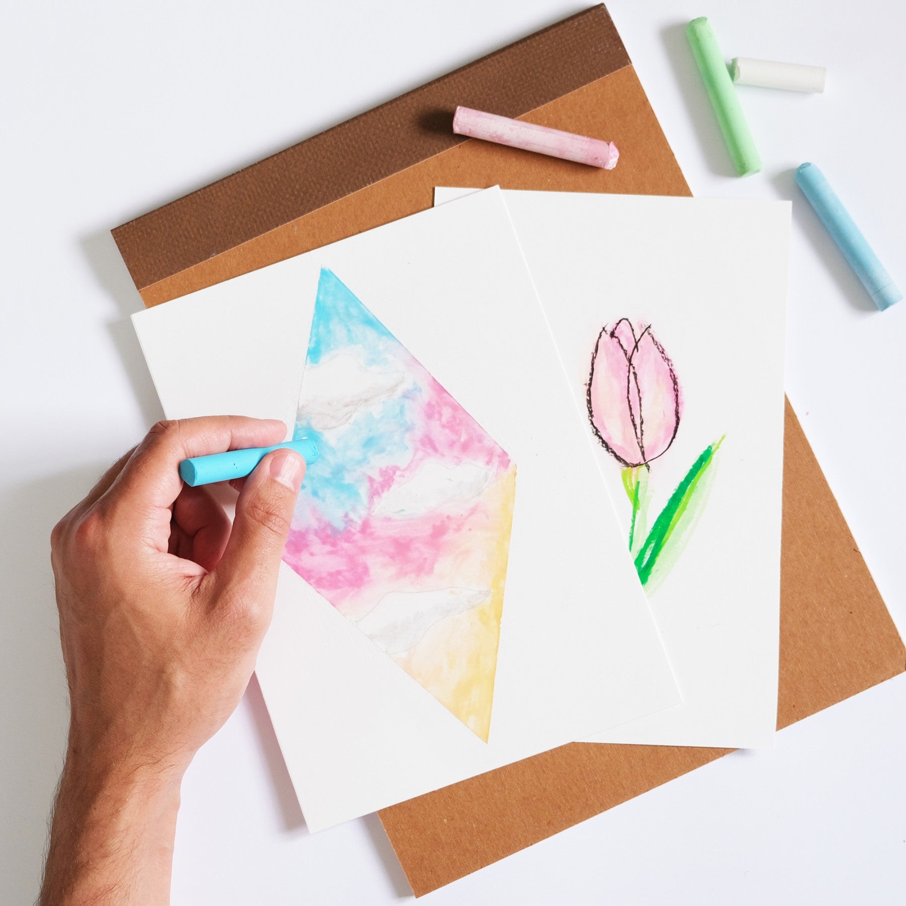 3 Shading Techniques Using Fatty Pastels