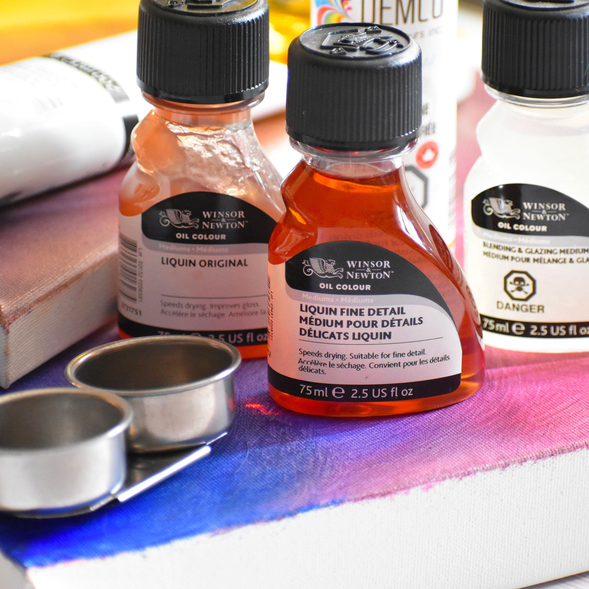 What is Liquin used for in oil painting?