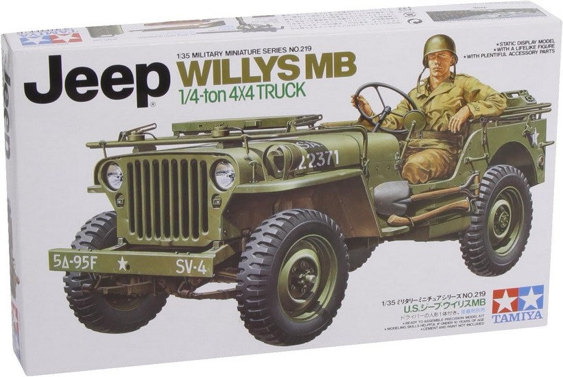 Tamiya Jeep Willys MB 1:20スケール Scale Model Kit - Jeep Willys MB 1/4 Ton Truck – DeSerres