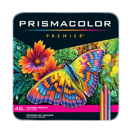 Colored Core Soft Premier® Prismacolor 48色セット Premier Prismacolor Pencil 48 Count: Set, 筆記具