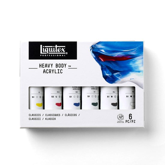 Set of 6 HB Acrylic Classic - 59ml – DeSerres