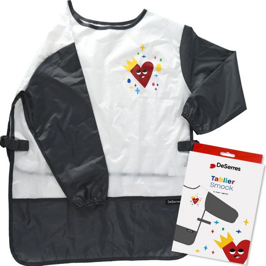 Tablier De Peinture Enfant – 2 Blouses – Manches Longues – Polyester – 2-4 Ans – Poches – Lavable