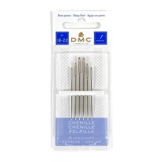 Chenille needles set sizes 18-22 (6) – DeSerres