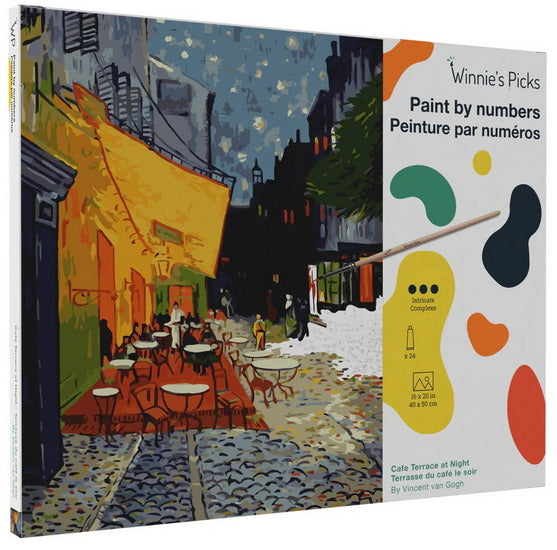 肉筆画　Café Terrace at Night オマージュ Paint by Numbers - Cafe Terrace at Night - Van Gogh – DeSerres