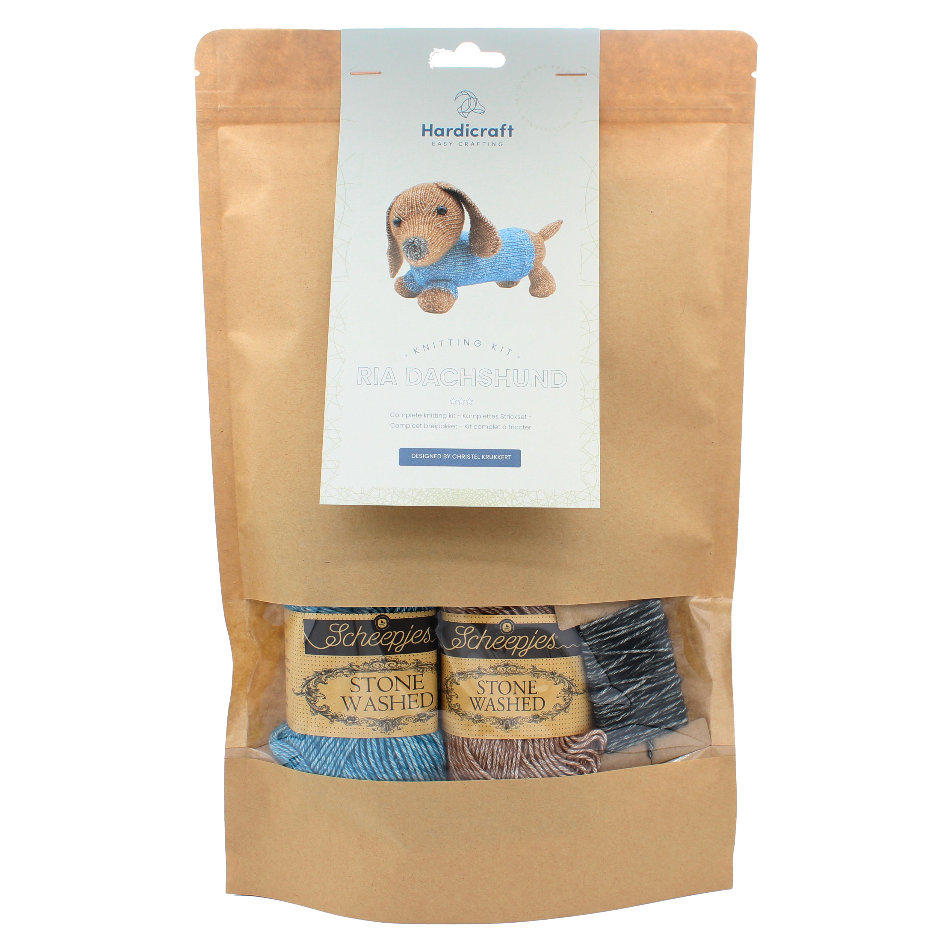 Amigurumi Crochet Kit Ria Dachshund VerticalLine DeSerres