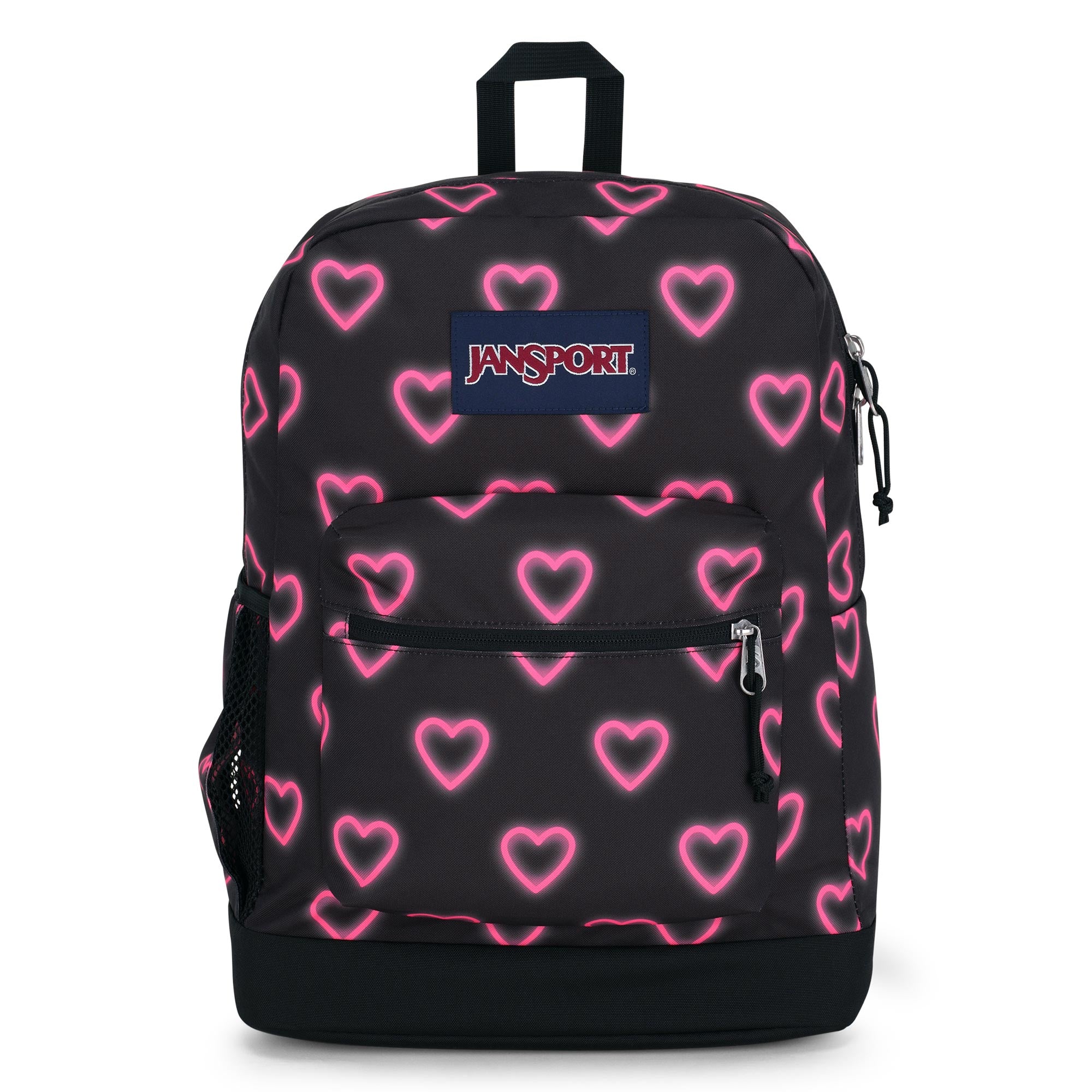Cross Town Plus Backpack - Happy Hearts Black, 26 L | DeSerres