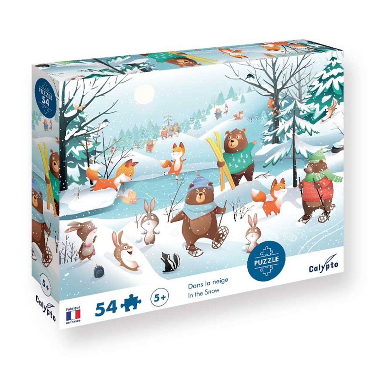 Kids' Puzzle - In the Snow, 54 Pieces | DeSerres
