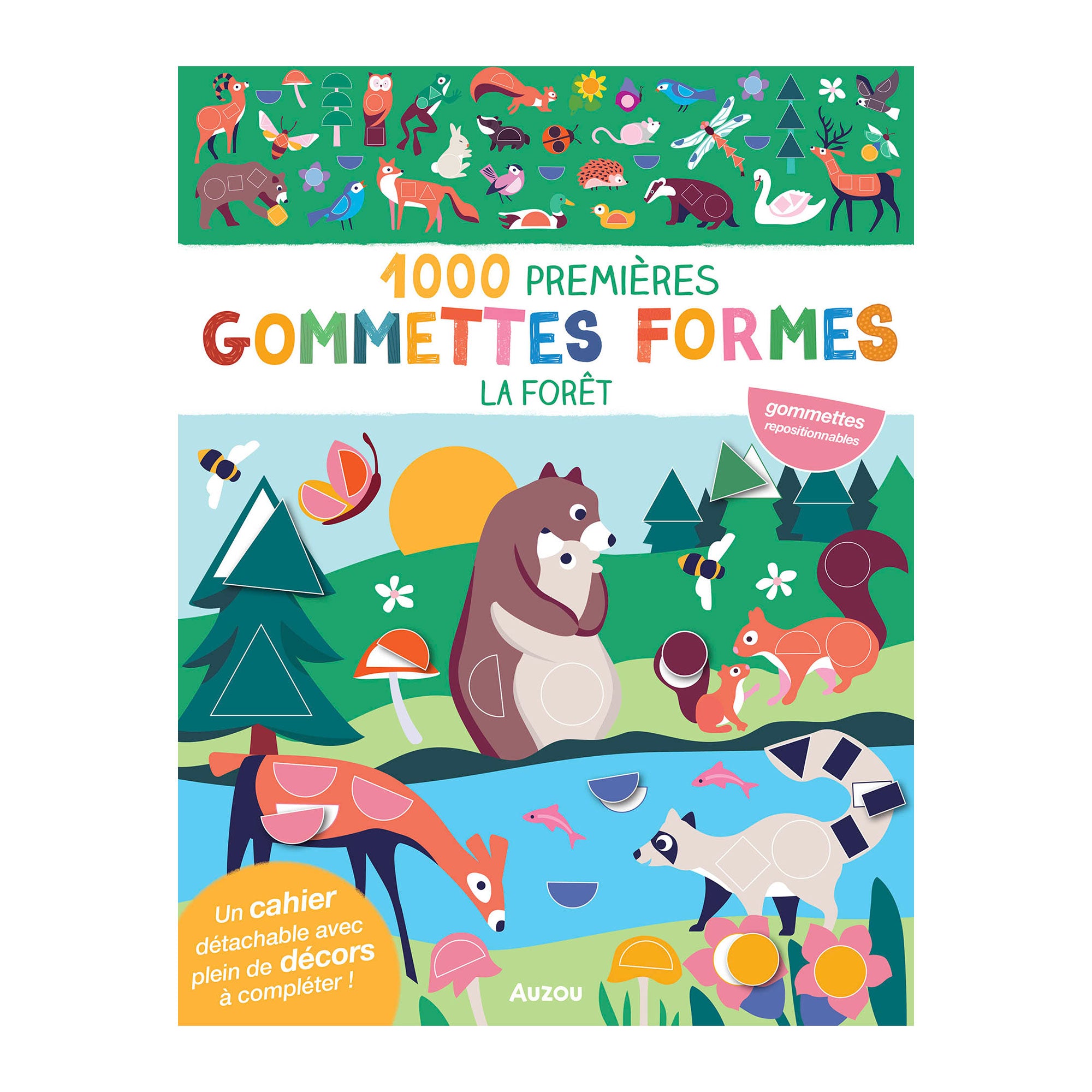 1000 premières gommettes formes : La forêt - French Ed.