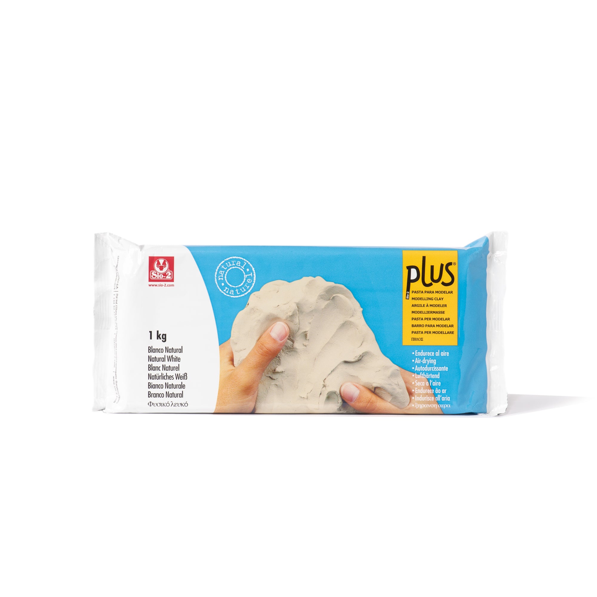 Plus Natural Self Hardening (Air Dry) Clay White 1kg 920 Stay