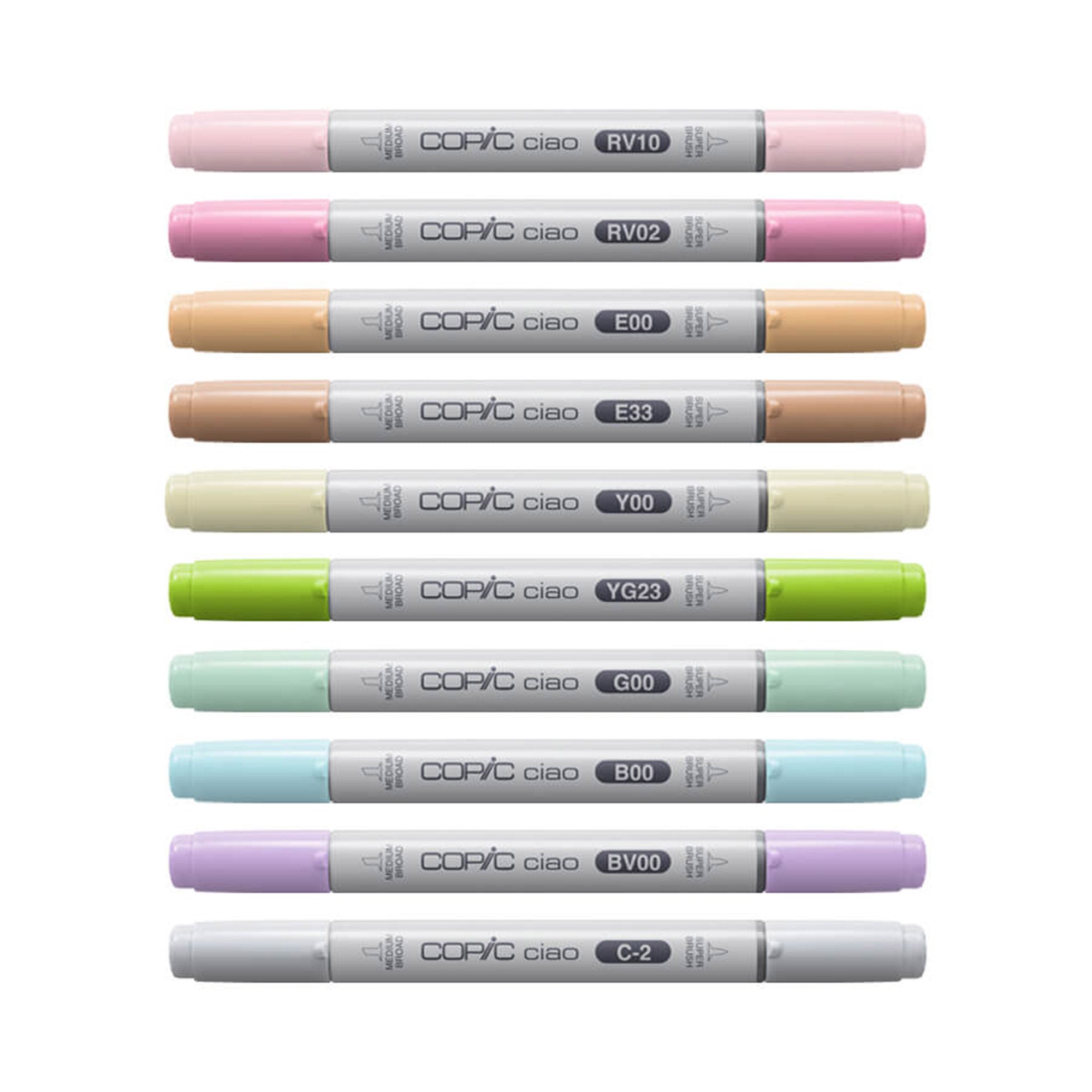 Copic Ciao Markers - 12-Piece Starter Set | DeSerres