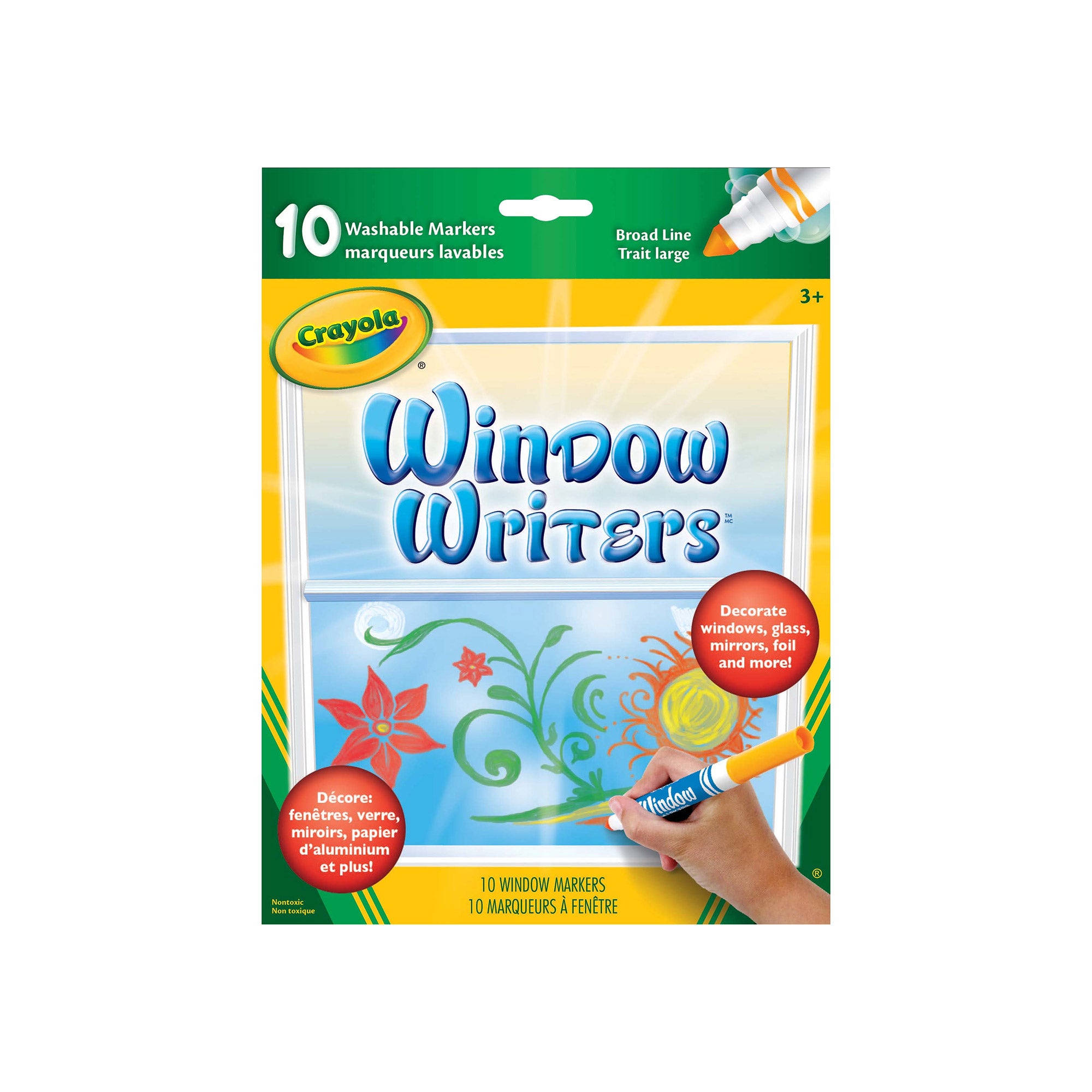 Window Writers Washable Markers 10 DeSerres