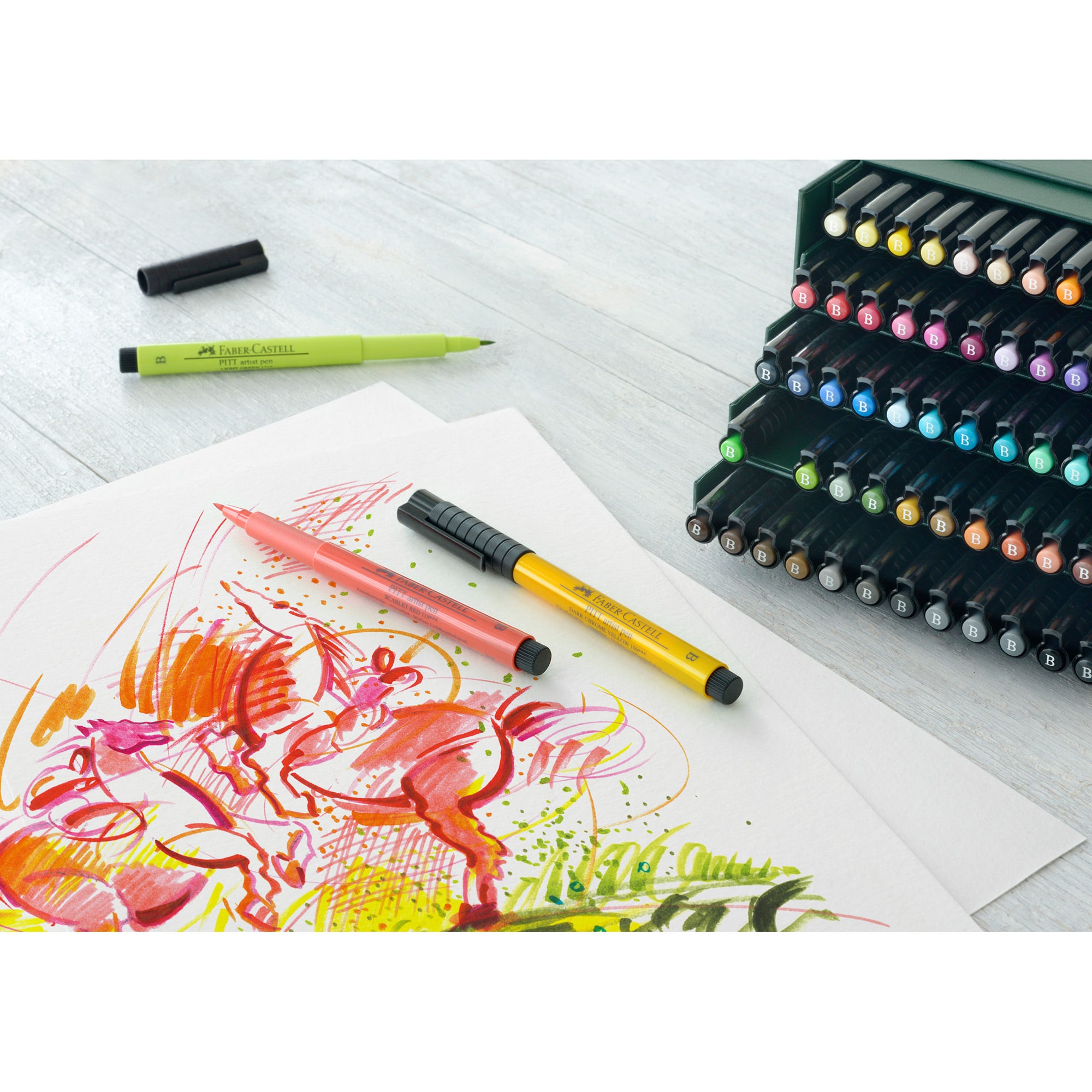 12-Pack Pitt Artist Brush Pens DeSerres