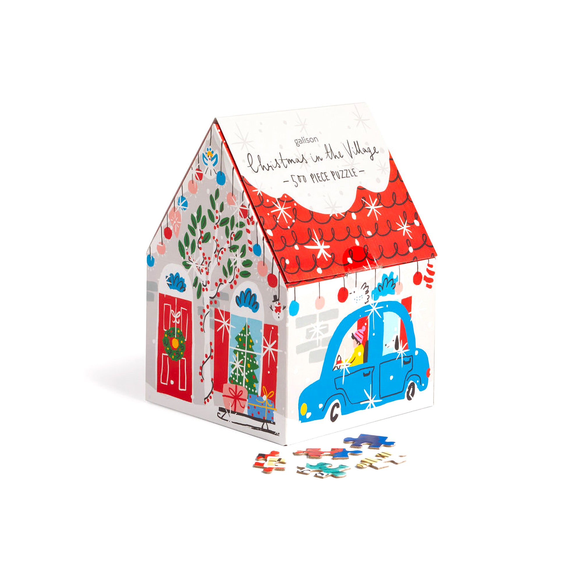 500Piece Puzzle "Christmas in The Village" &VerticalLine; DeSerres