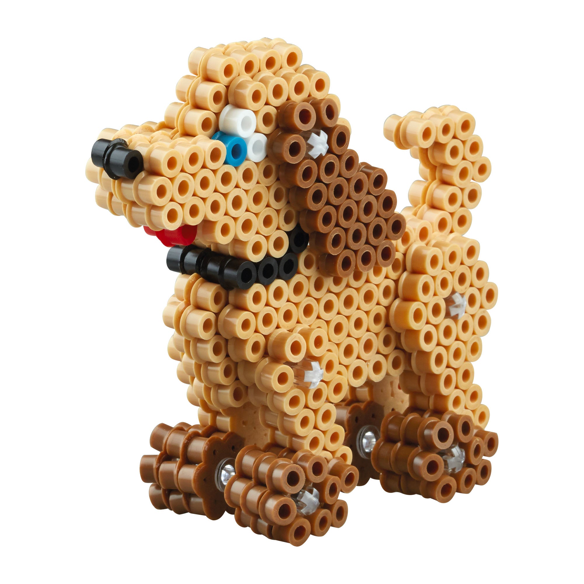 3d Perler Beads Hama 3d Dogs Dog Hama Bead Designs Animals Perler