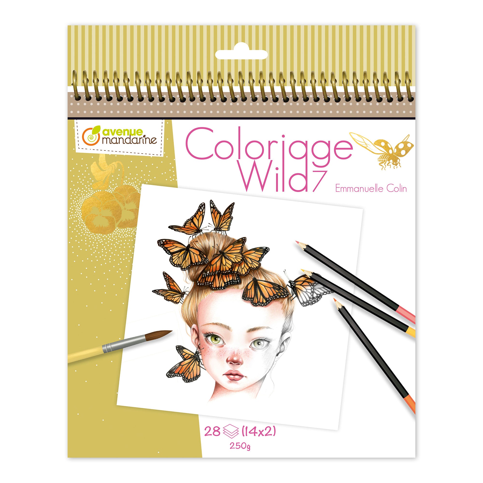 Coloriage Wild 4 Colouring Book by Emmanuelle Colin