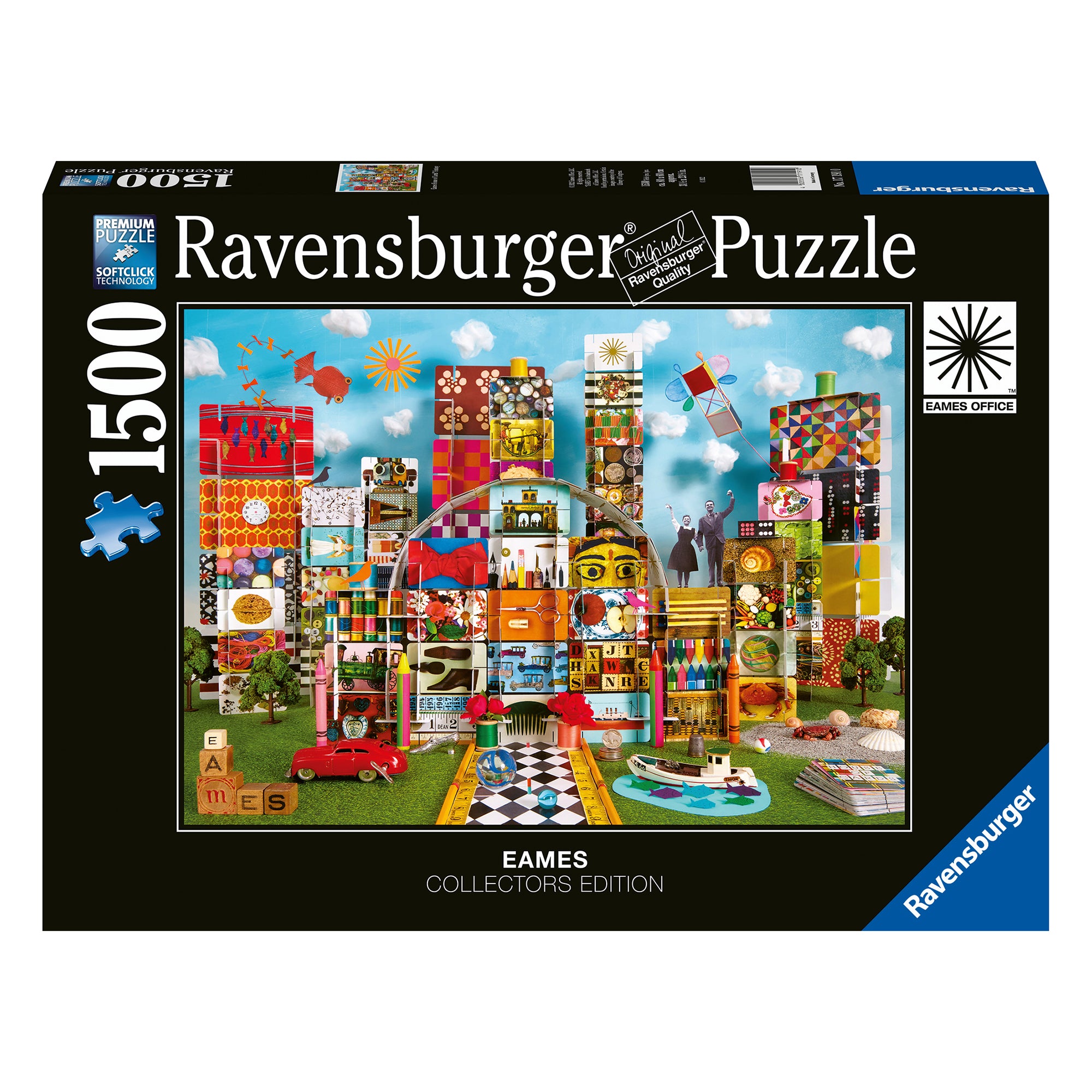 1,500Piece Puzzle "Eames House of Cards Fantasy", Eames Collection