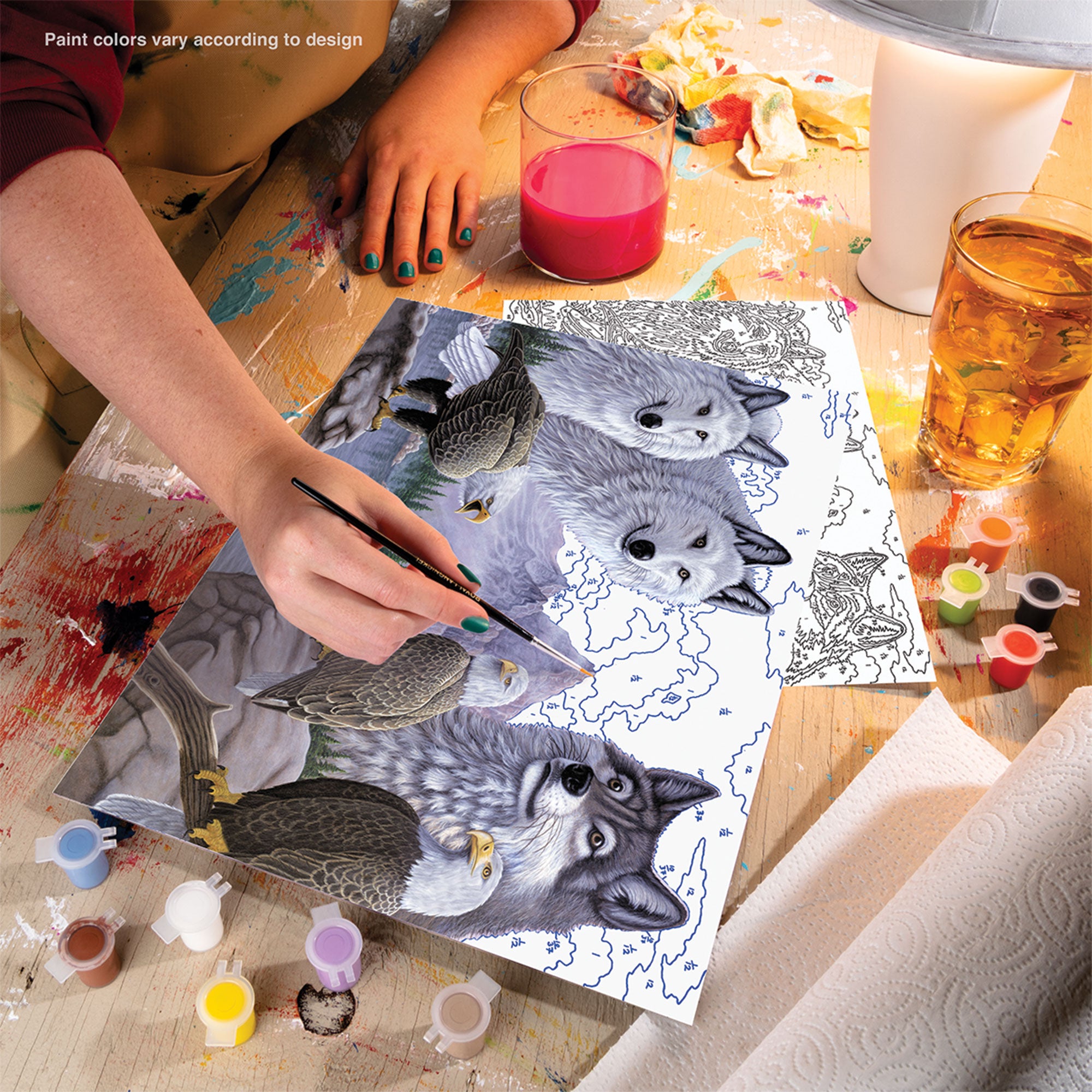 LEEGET × ballaholic Reversible Painter Painting by Numbers Kit - 