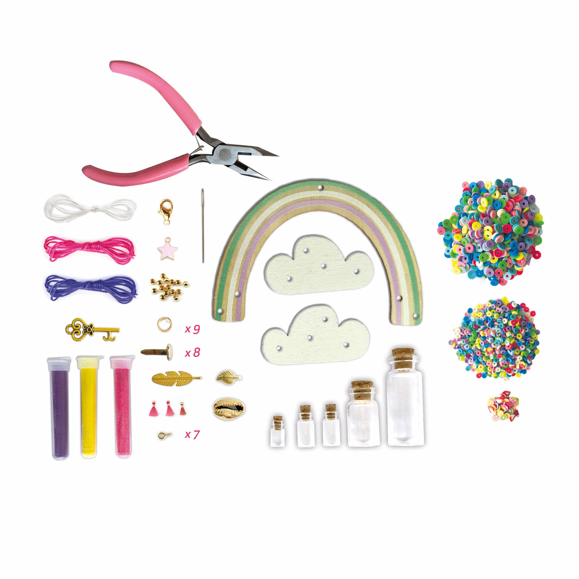 Kit créatif Au Sycomore Lovely Box Bracelets heishi - Autres jeux créatifs  - Achat & prix