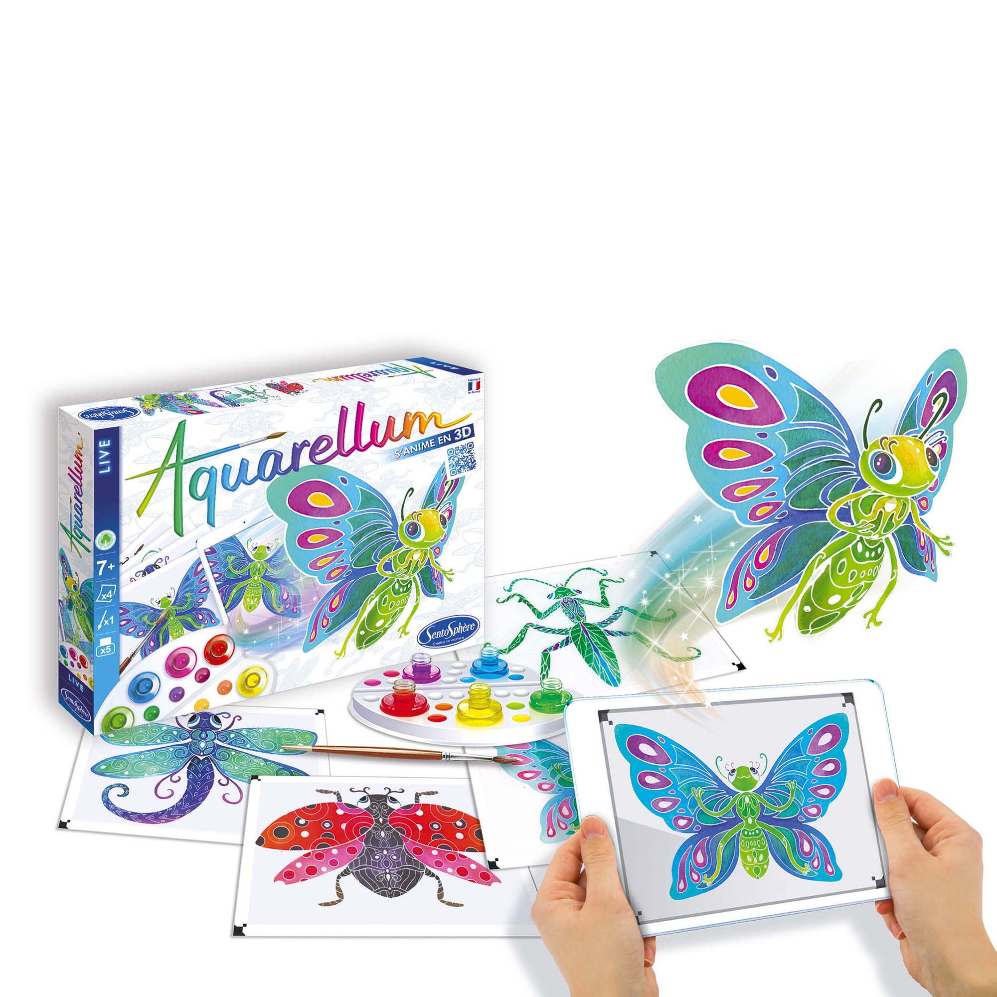 Coffret Aquarellum Junior - Dinosaures - Peinture pour enfant