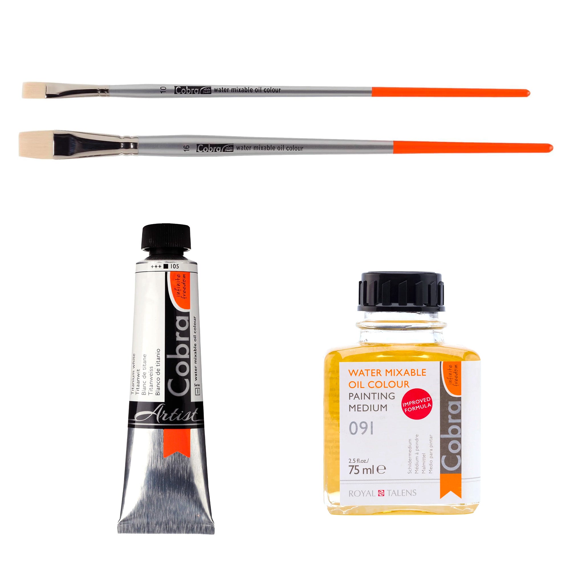 Coffret Peinture à l'huile Study Basic 10 x 40 - Scrapmalin