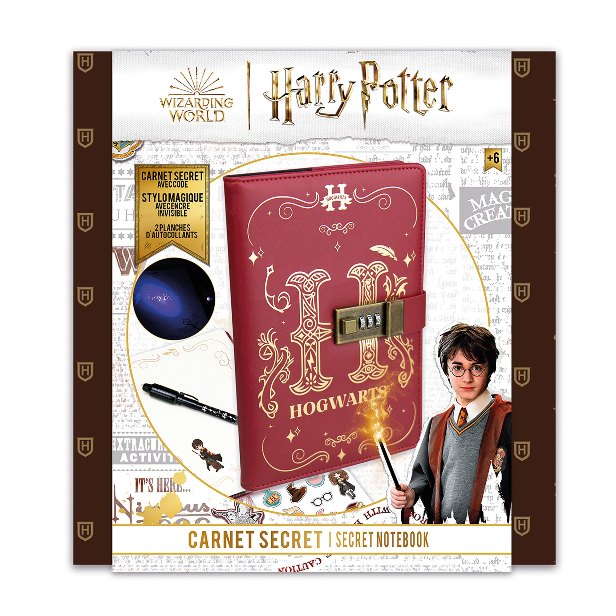 Set de papeterie - Harry Potter - carnet/stylo - enfants/adultes