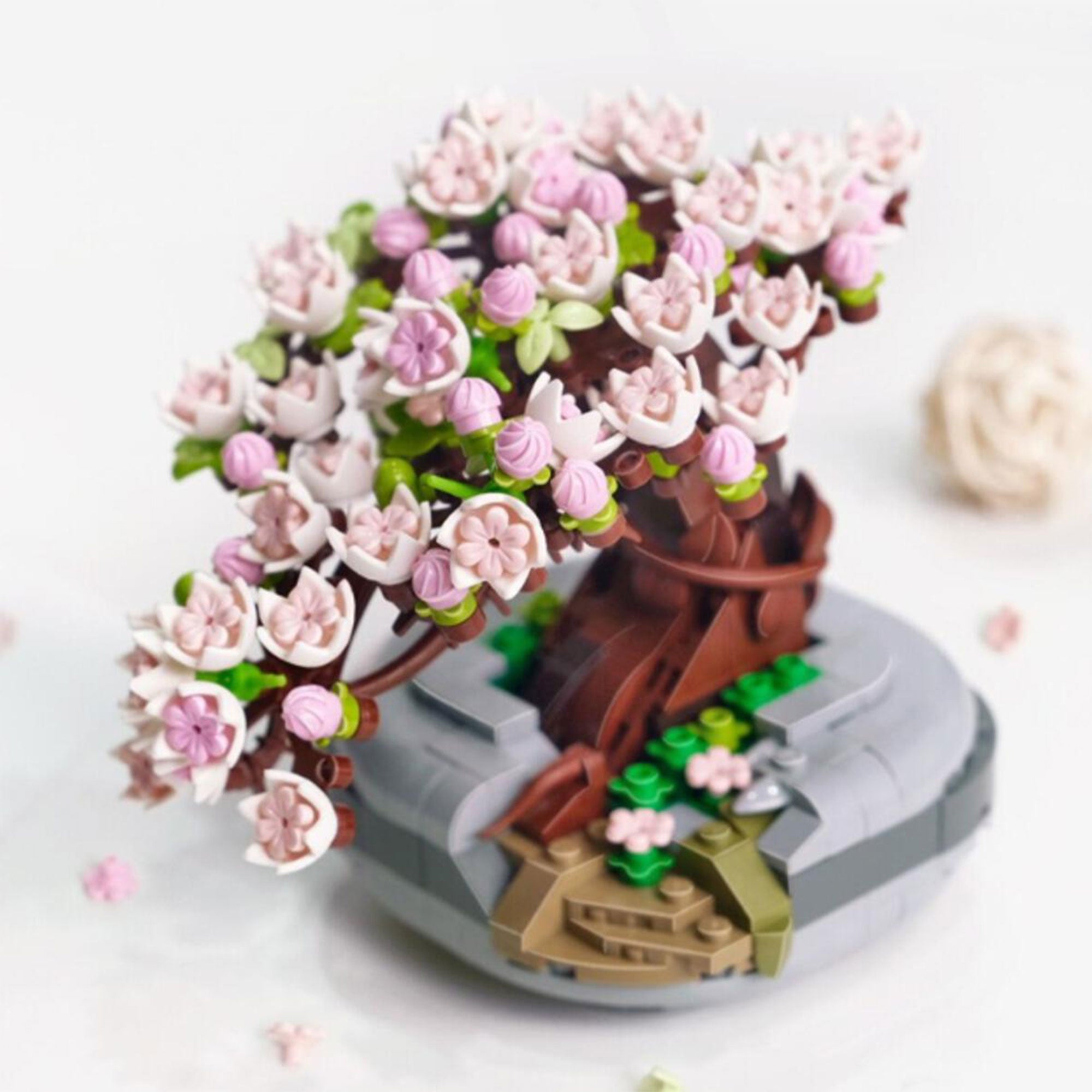 DIY LOZ Mini Street - Sakura Cherry Blossom Bonsai | DeSerres