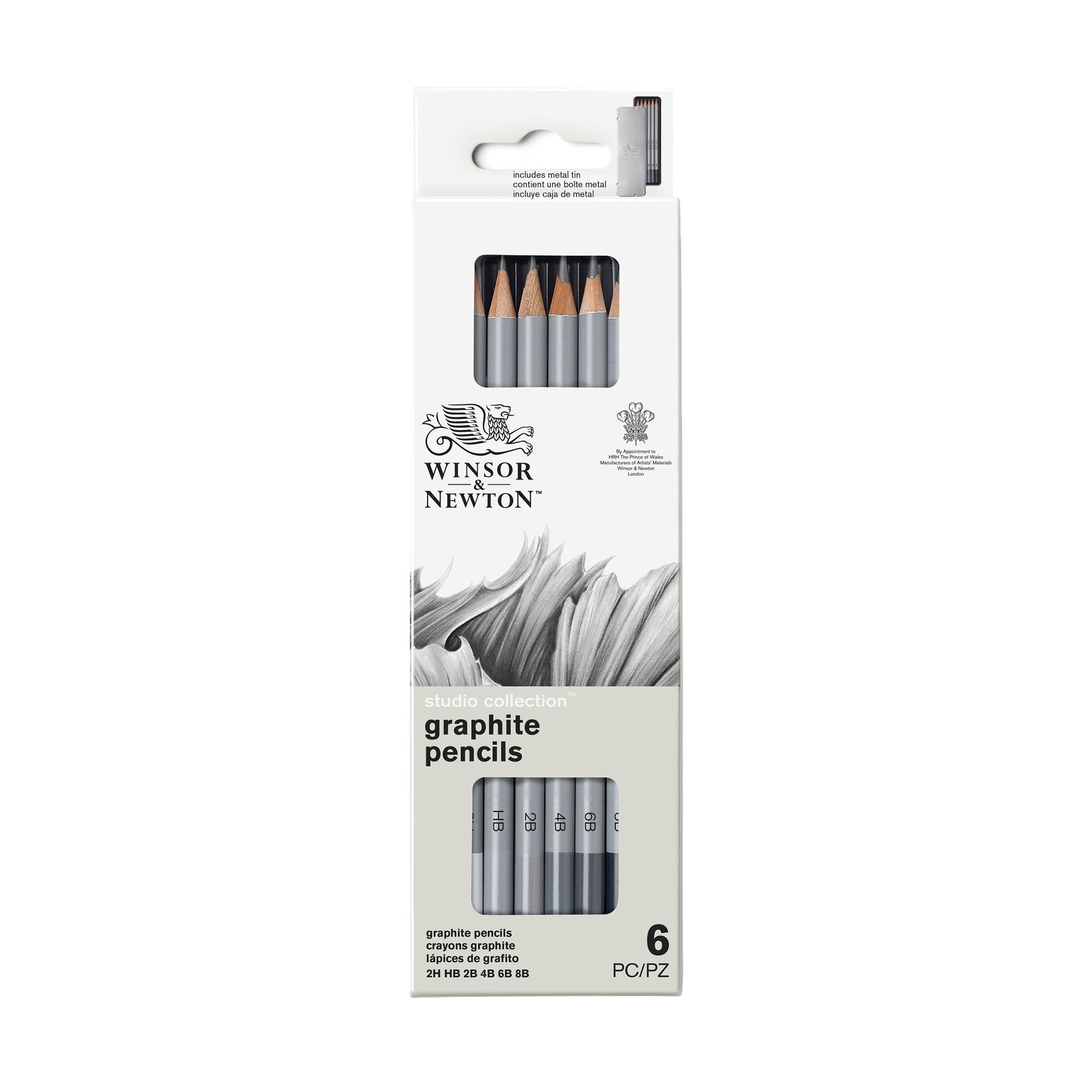 6-Pack Studio Graphite Pencils | DeSerres