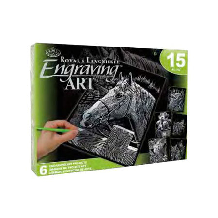 Silver Engraving Art Set™ – Animals | DeSerres