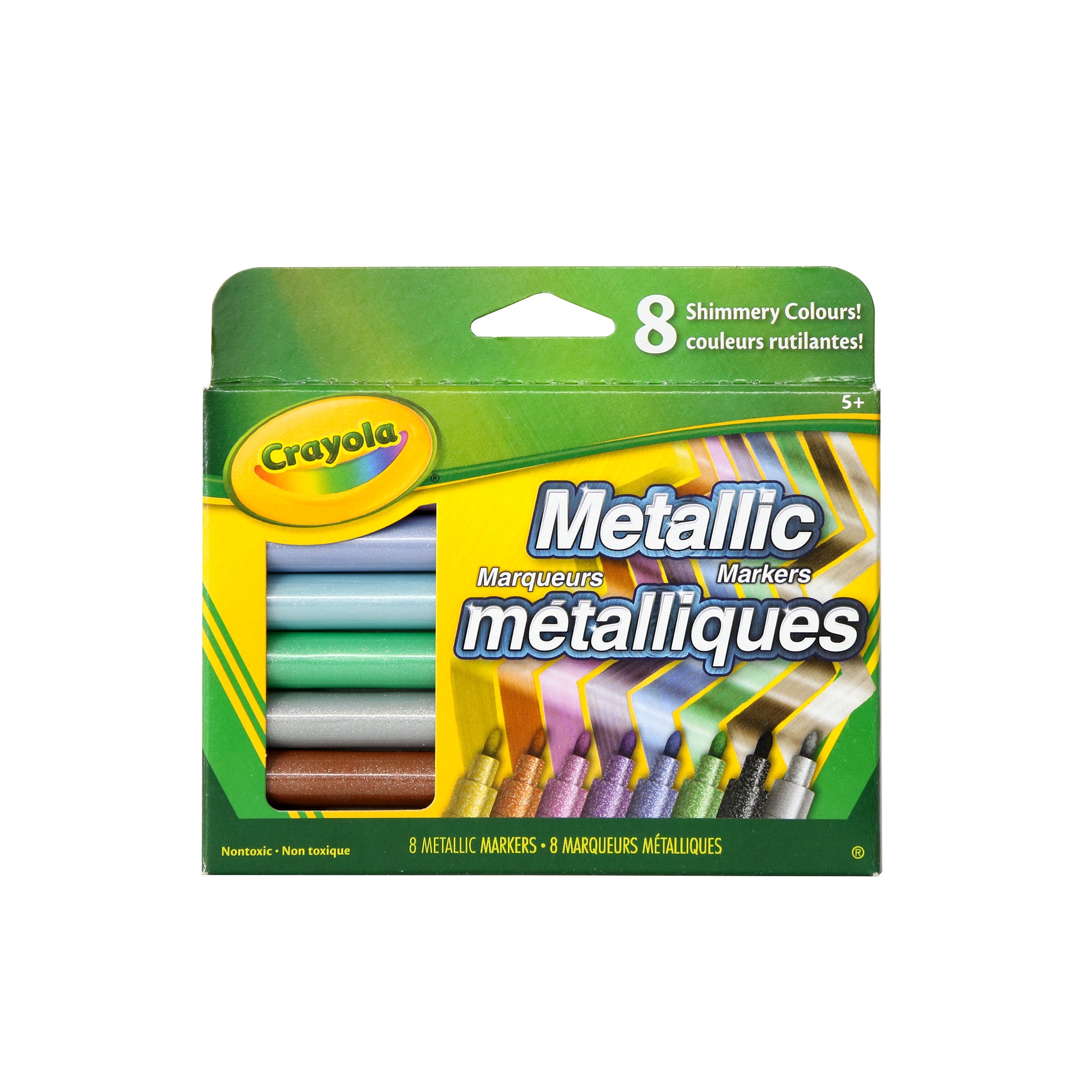 8-Pack Metallic Fine Line Markers