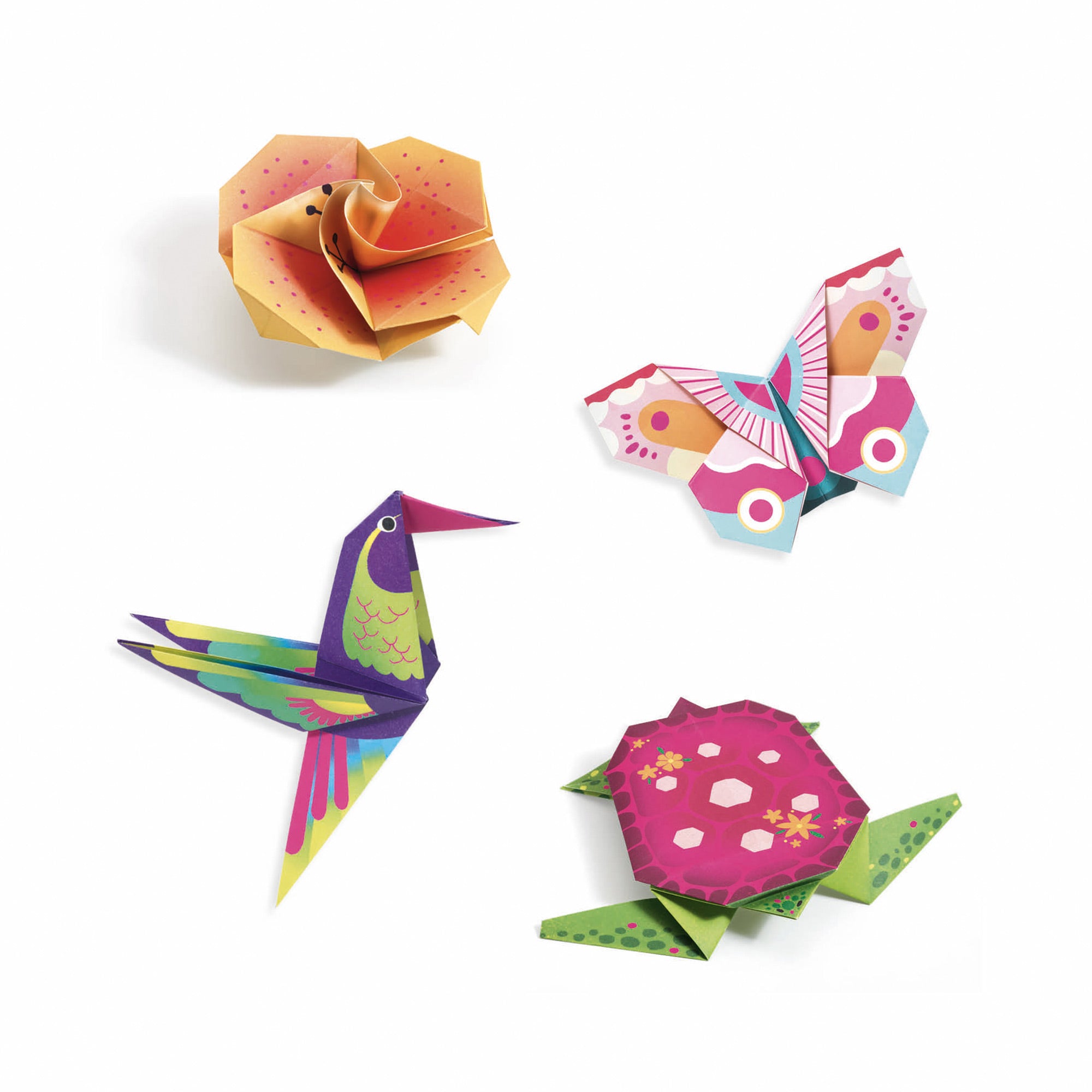 Origami - Frimousses - Loisir créatif enfant 4 à 7 ans – Mille Pastelles