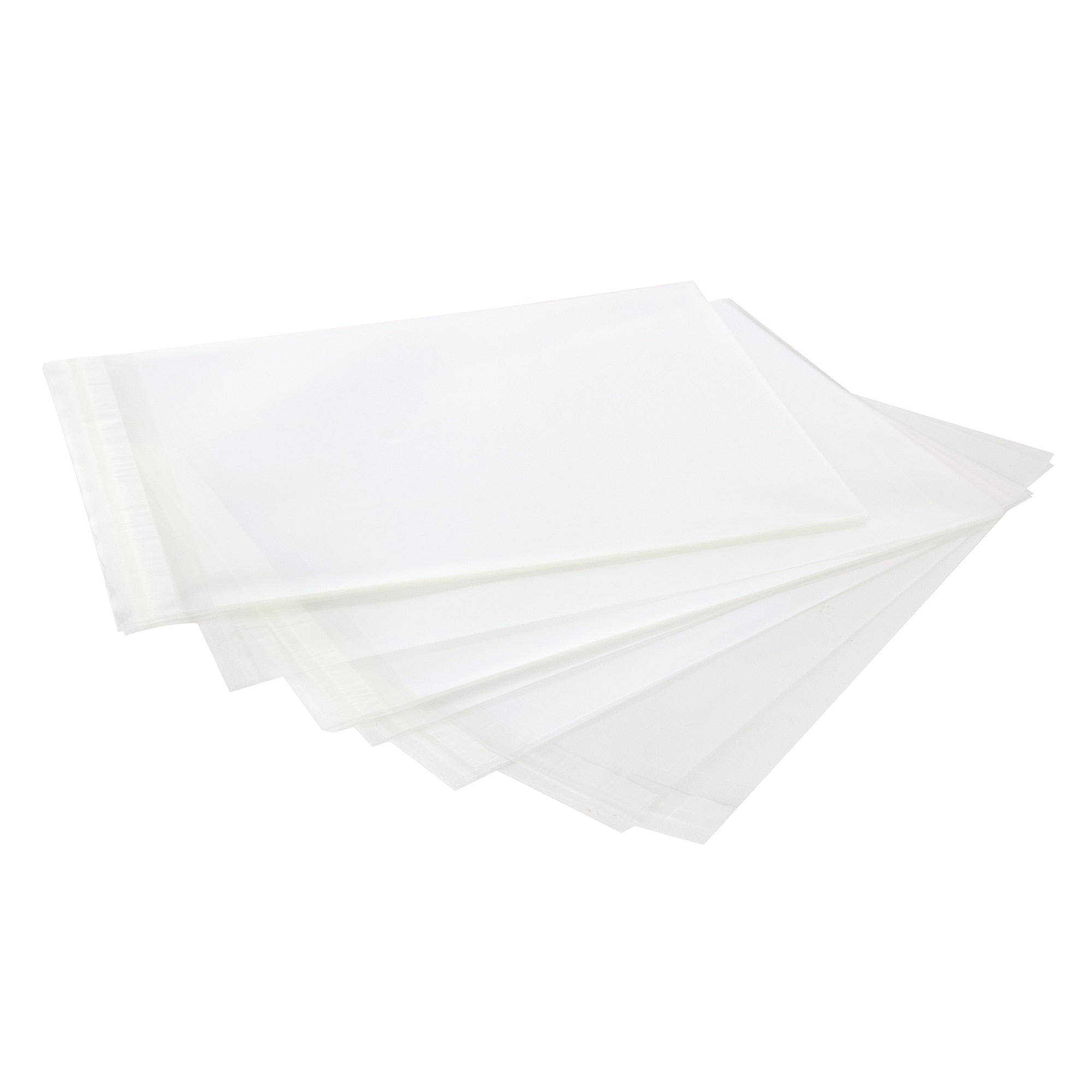 Enveloppes transparentes - Blanc (Transparent-Marbré)~110 x 220 mm (D