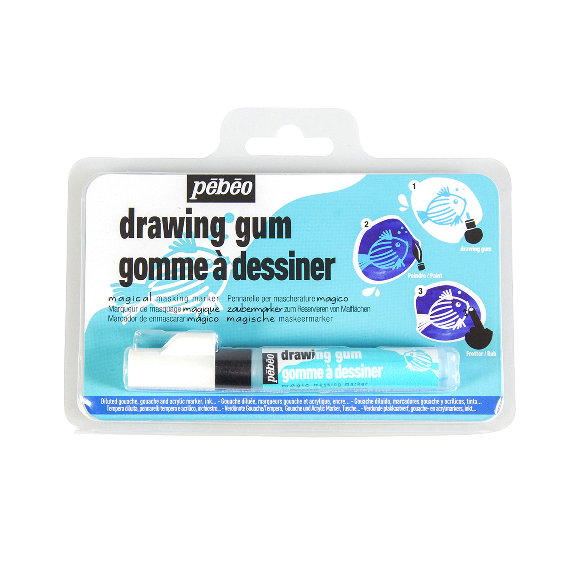 Drawing Gum Marker de Pébéo - Dessiner avec un feutre de masquage - be  creative by Schleiper