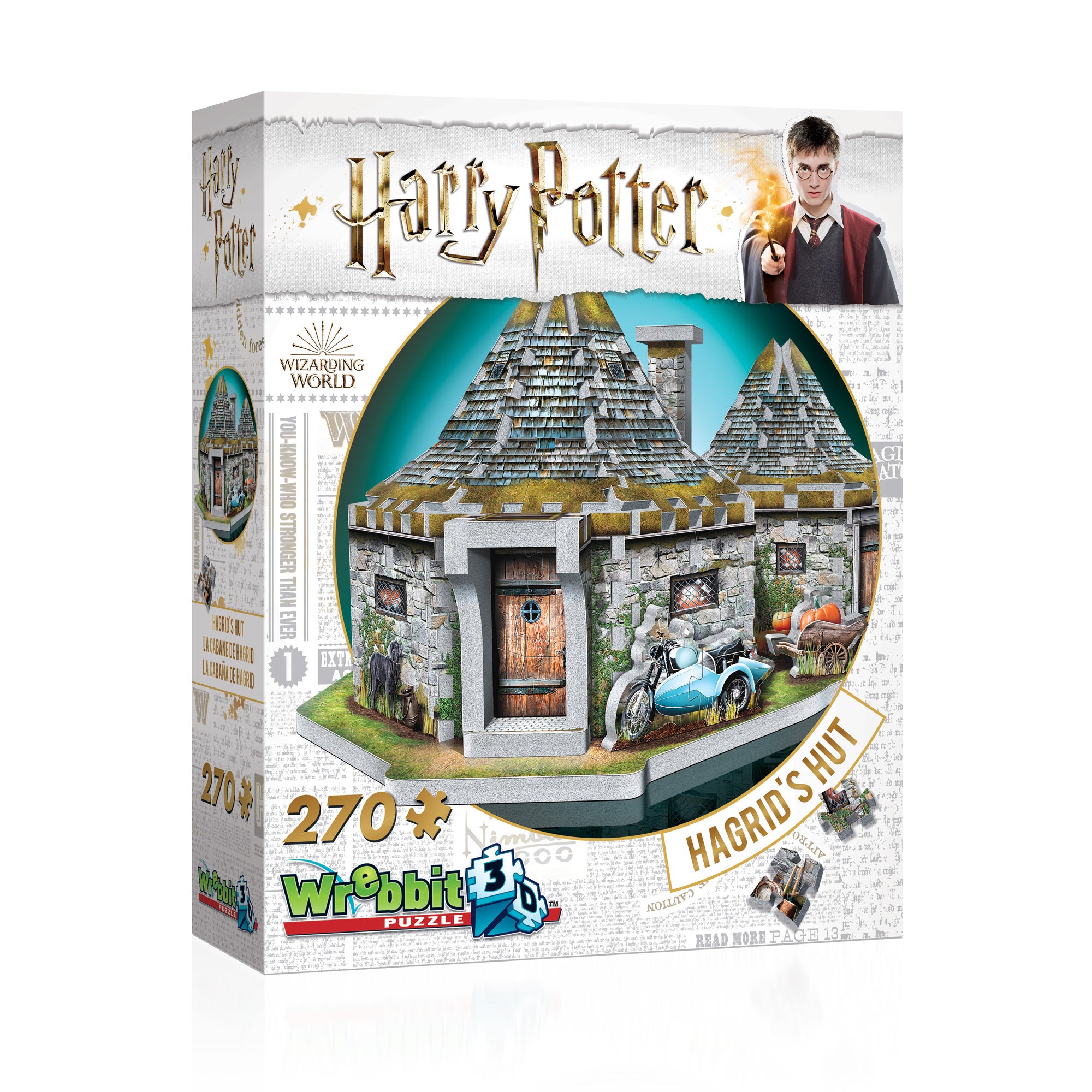 Casse-tête 3D 270 mcx - « La cabane de Hagrid », collection Harry