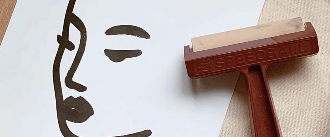 Linocut Technique by Artist Janice Sung