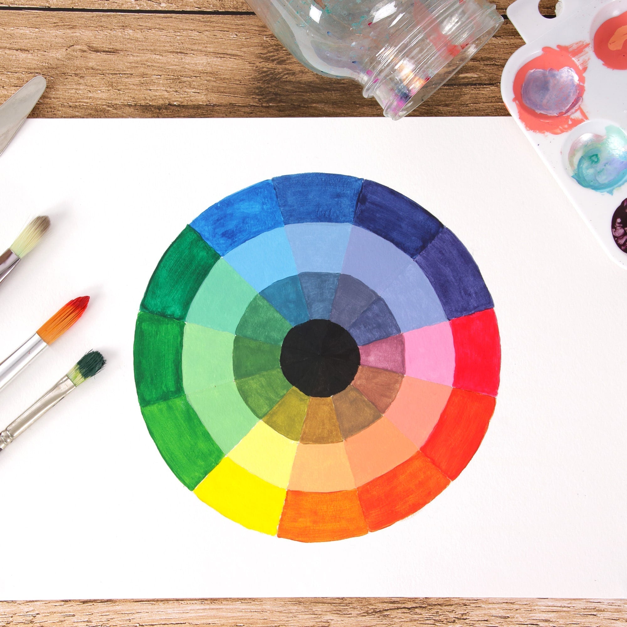 Acrylic Colour Mixing Basics
