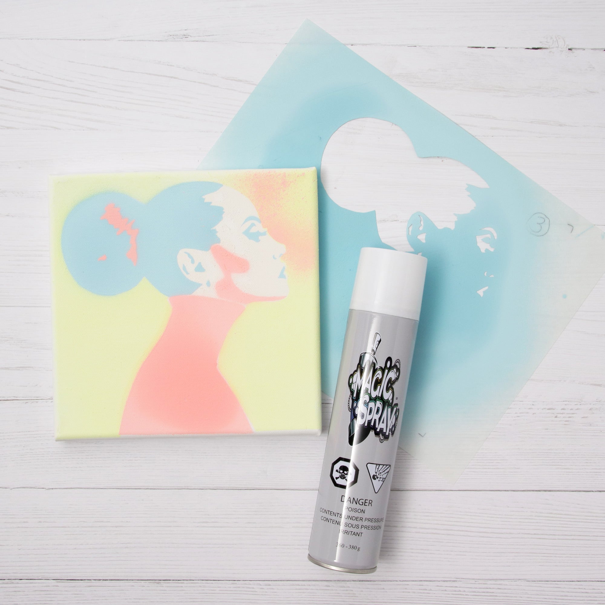 Reusable Chalk Art Stencil