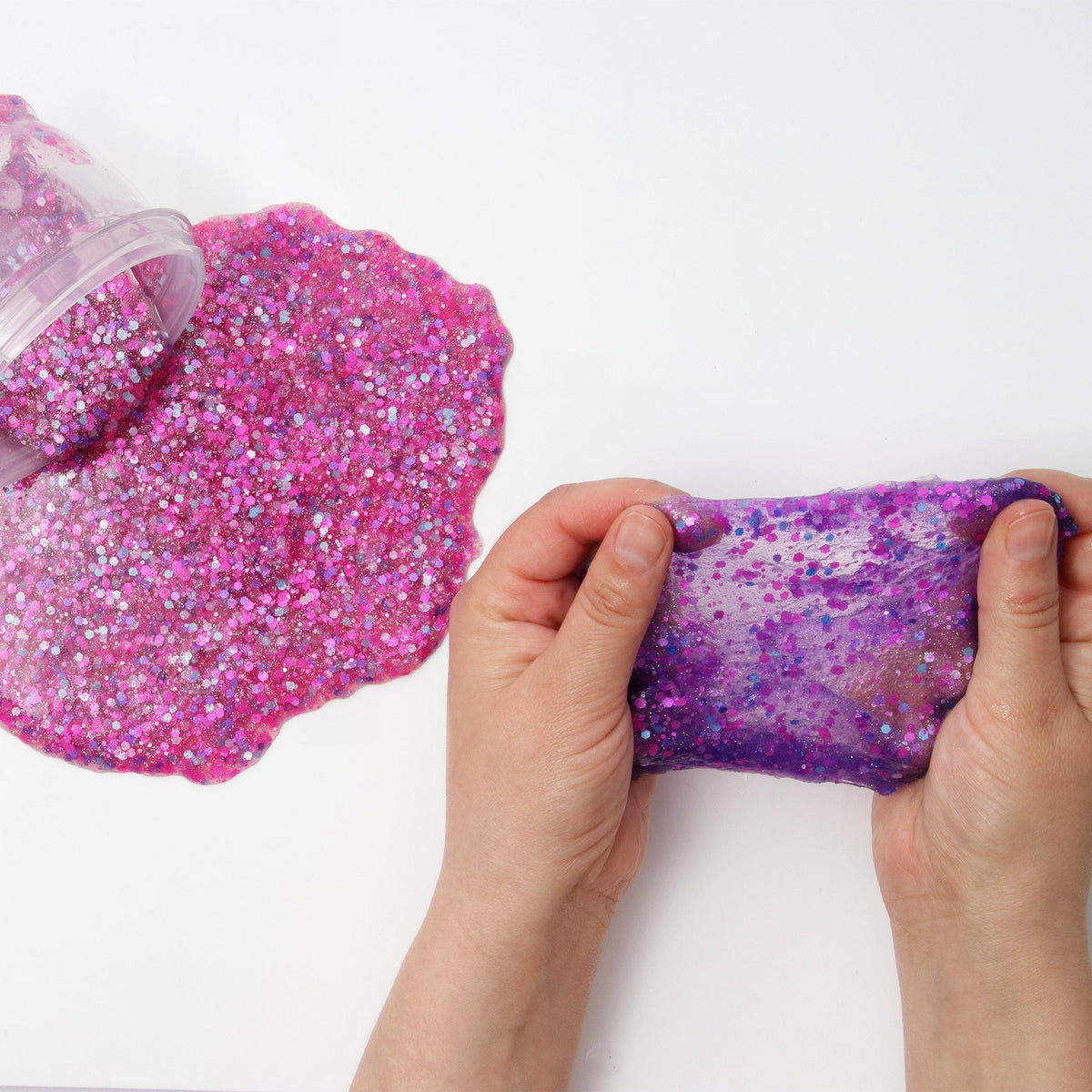 Free Slime Powder Borax-free Glitter Slime | DeSerres