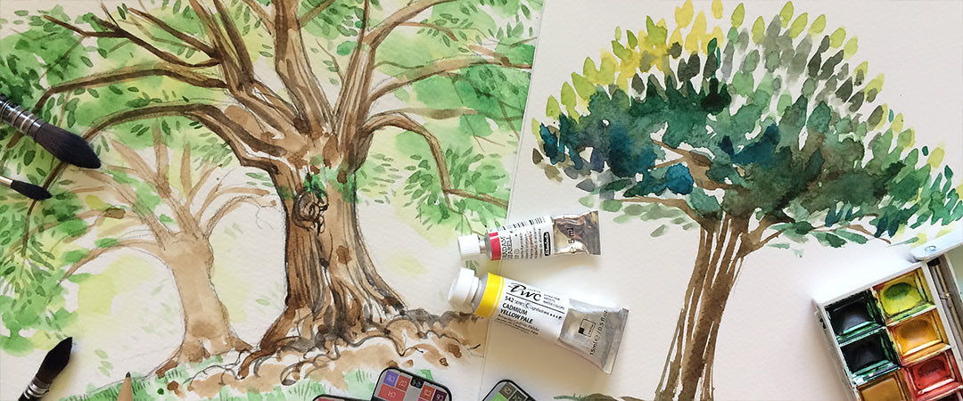 Watercolour Trees (FR)