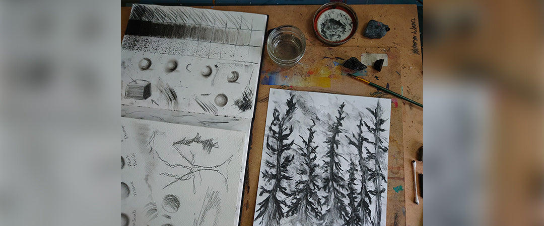 Landscape Charcoal Drawing for Beginners (EN)