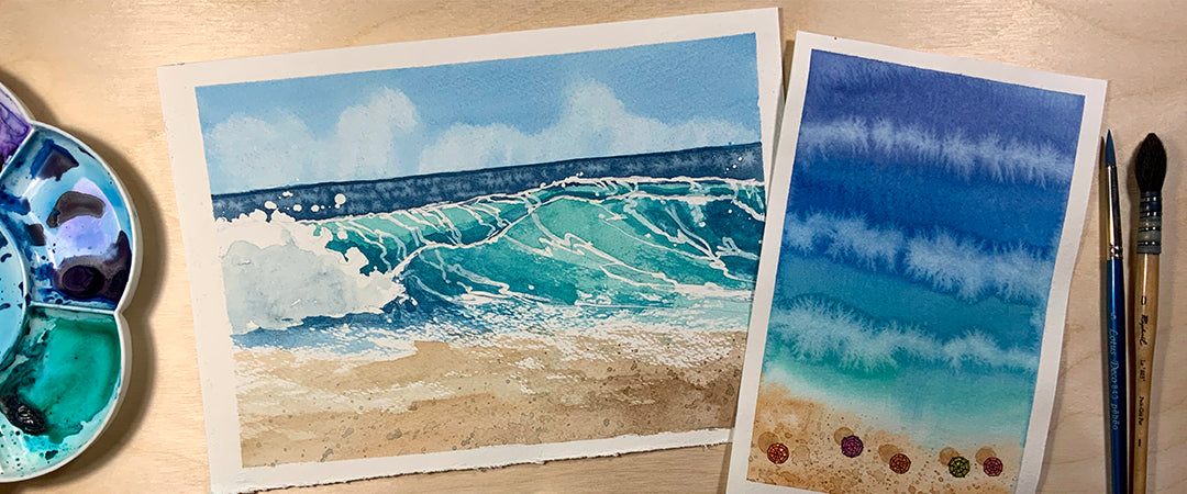 Watercolour Workshop: Seaside Waves (FR)