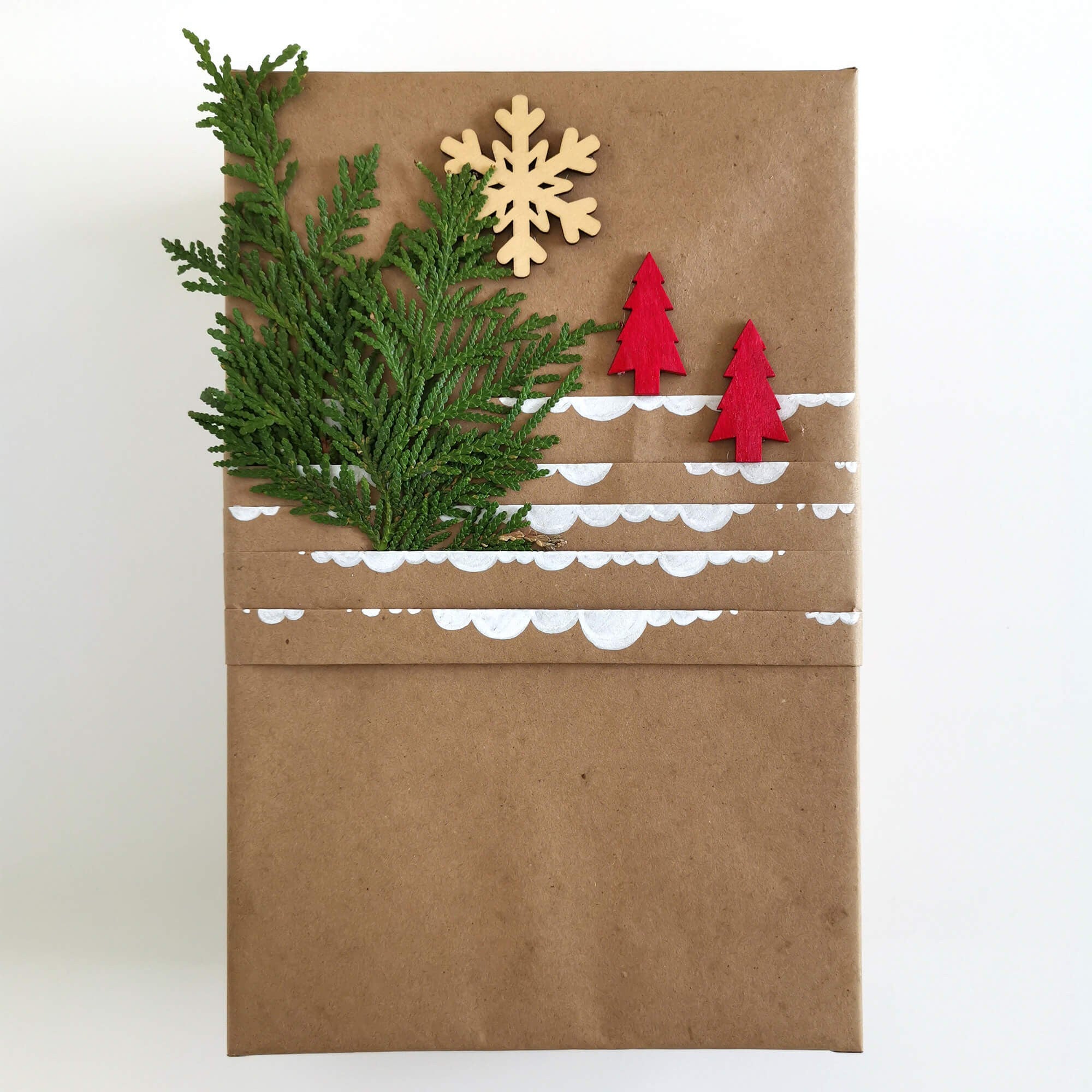 Folded Paper Gift Wrap