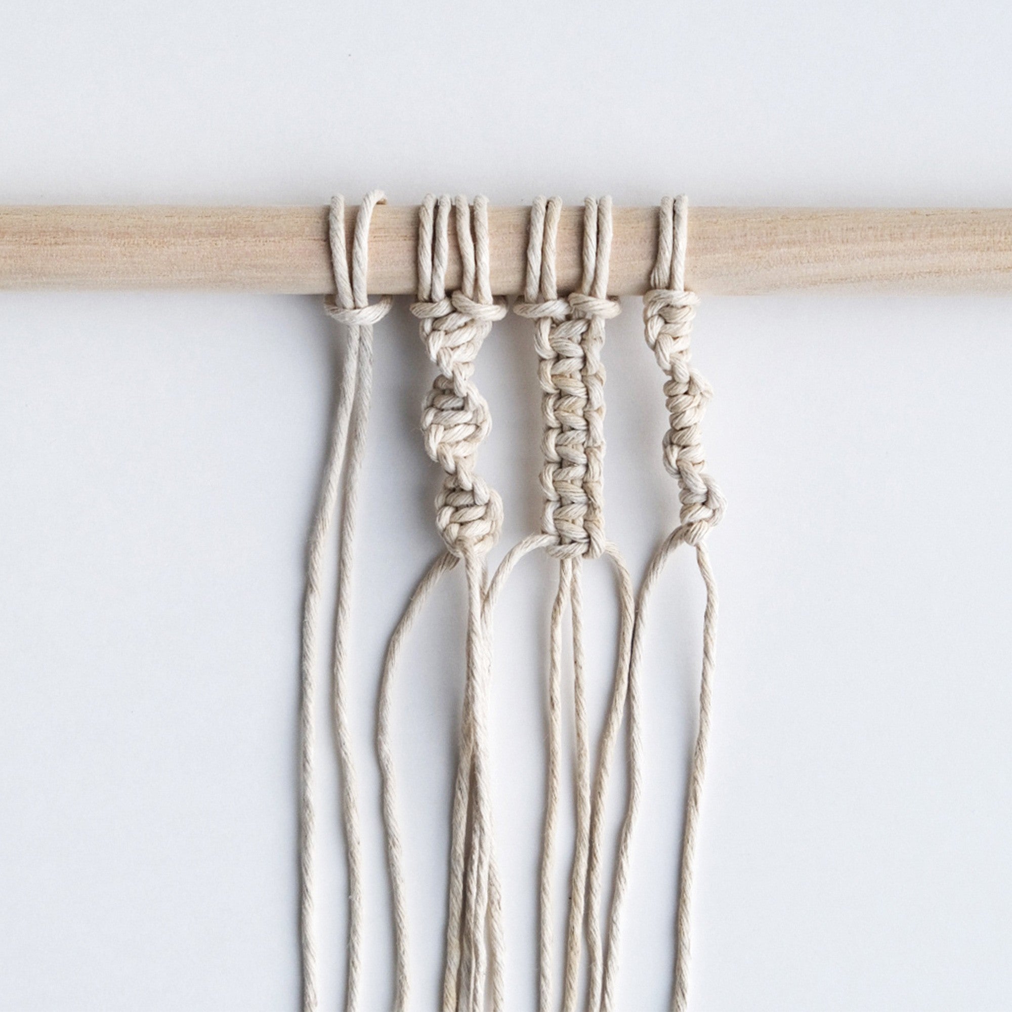 Technique: Four Basic Macramé Knots