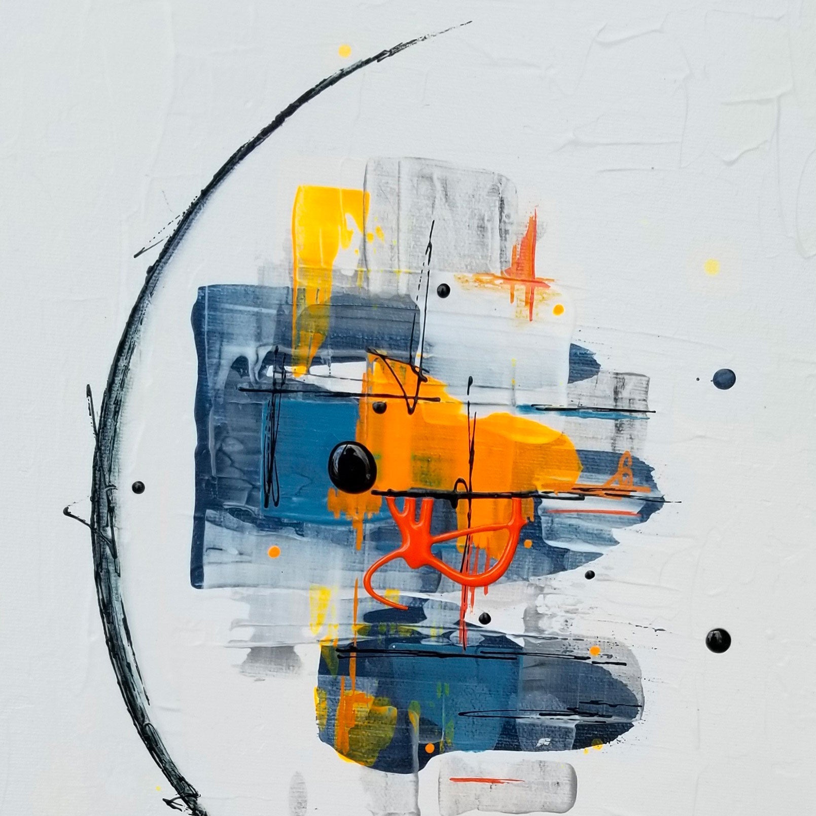 Technique: Coloured Pellets & Resin Leftovers by Pascale Simard