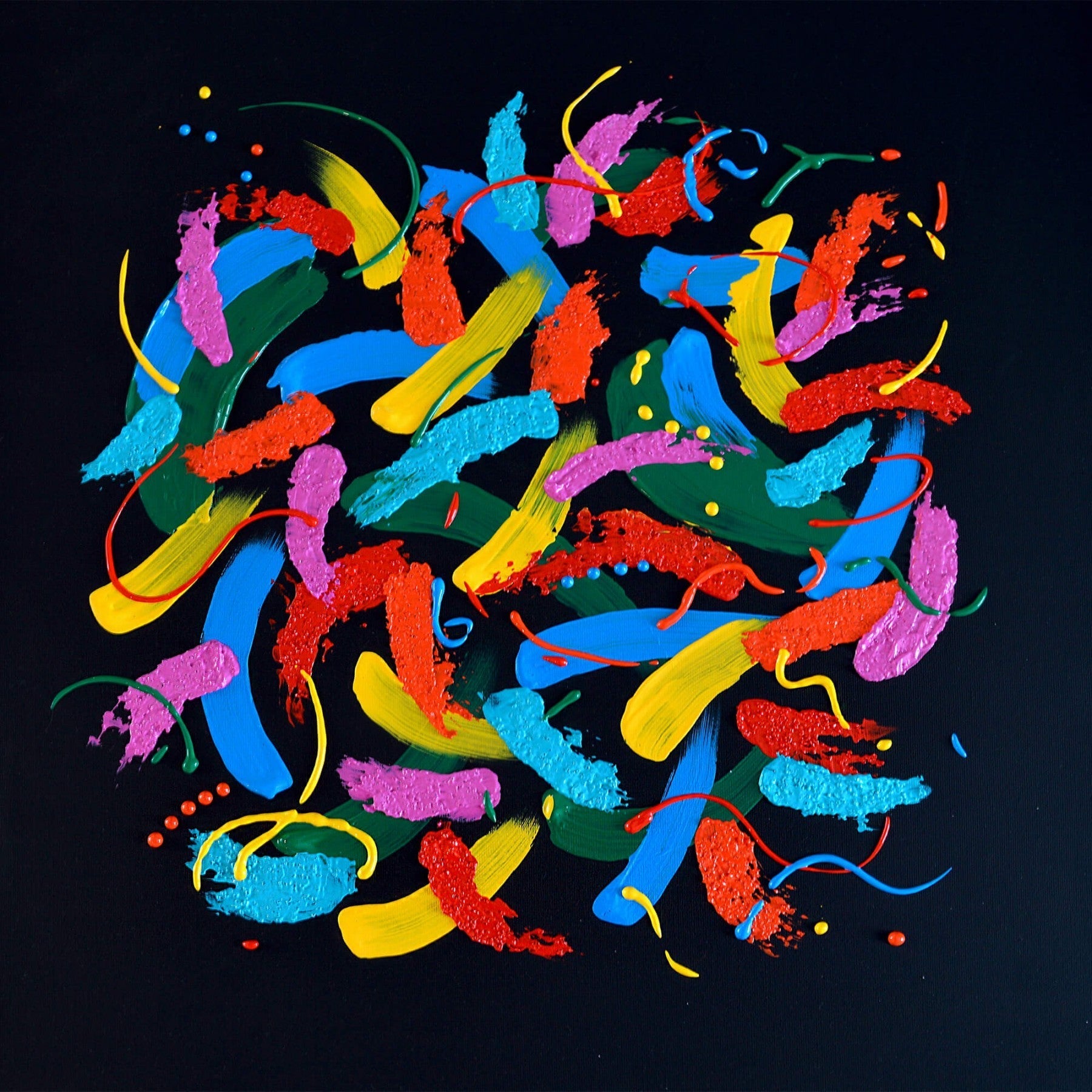How to Create a Coloured and Textured Painting by Rosalie Taillefer-Simard