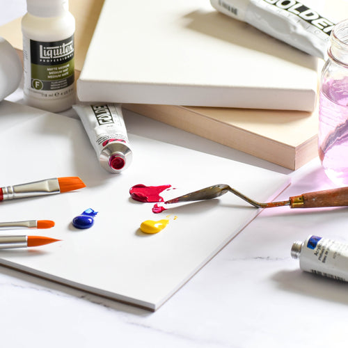 Acrylic painting for beginners - What material to choose ?