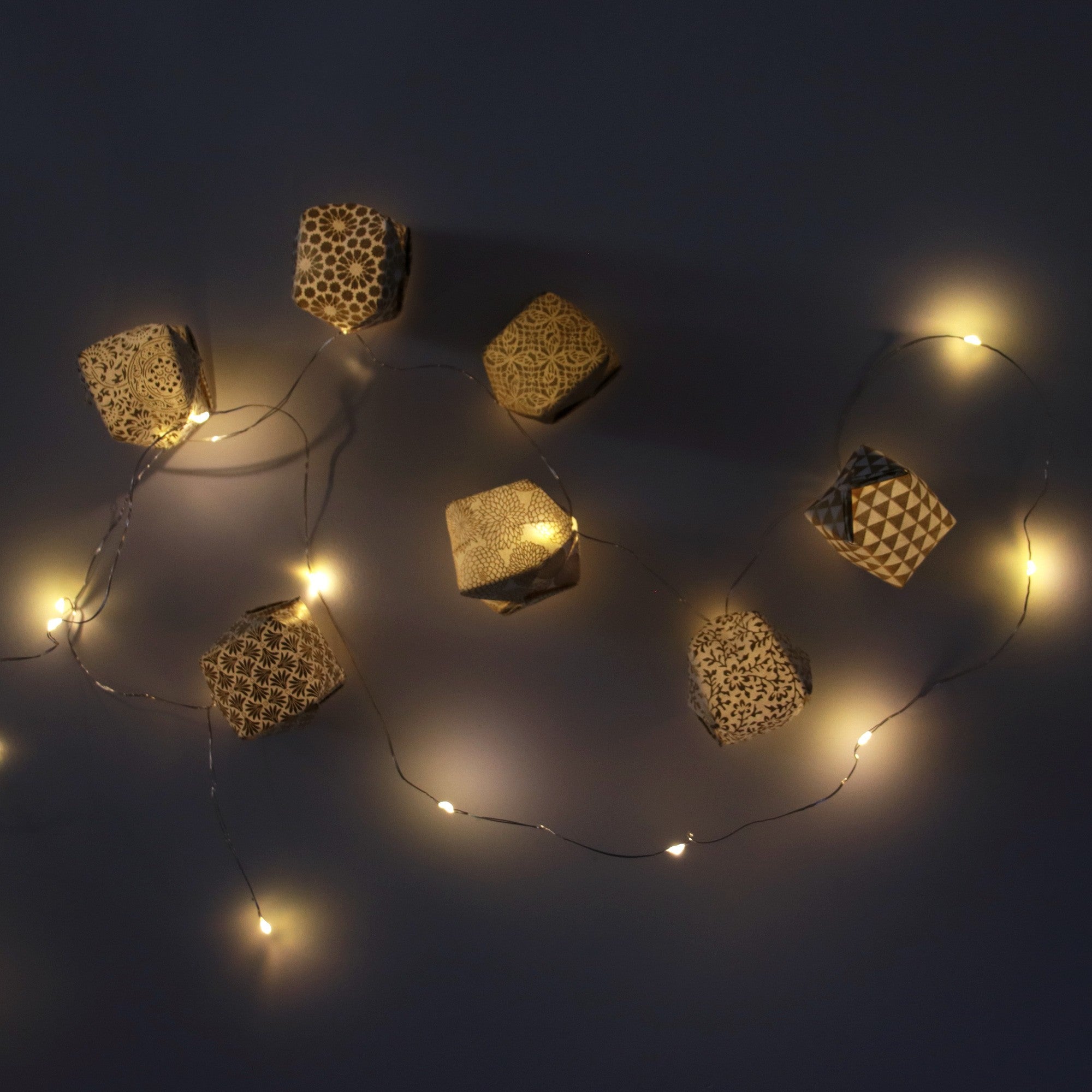 String of Origami Lights