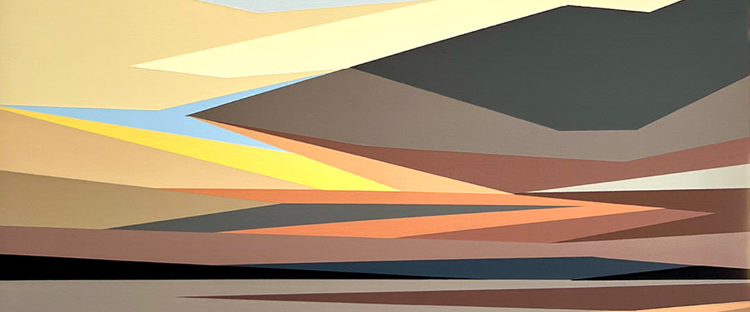 Hard-Edge Painting Using Golden Open Acrylic Paint